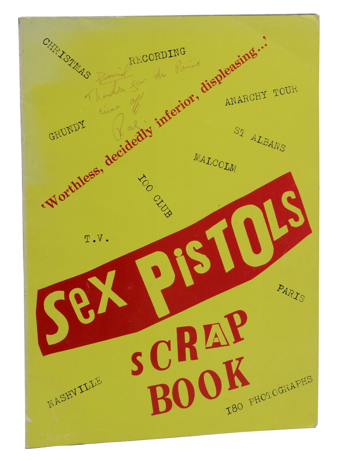 Sex Pistols Scrap Book by Ray Stevenson on Burnside Rare Books