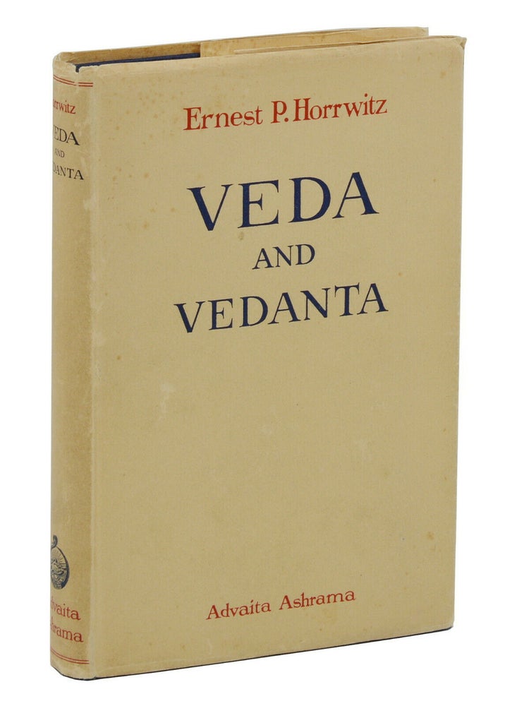Item #140940289 Veda and Vedanta. Ernest P. Horrwitz.