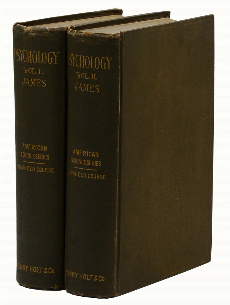 Item #140940383 The Principles of Psychology (American Science Series, Advanced Course). William James.