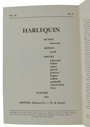 Harlequin: Vol. 2, No. 1