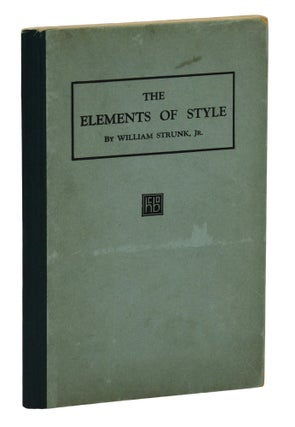 Item #140940428 The Elements of Style. William Strunk Jr