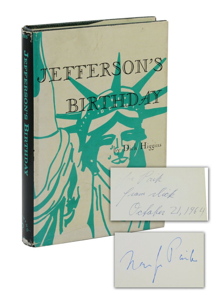 Item #140940583 Jefferson's Birthday / Postface (Fluxus Association Copy). Dick Higgins, Nam June Paik.