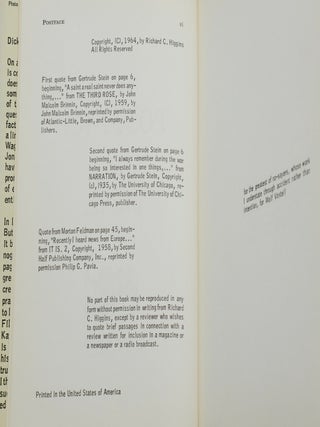 Jefferson's Birthday / Postface (Fluxus Association Copy)