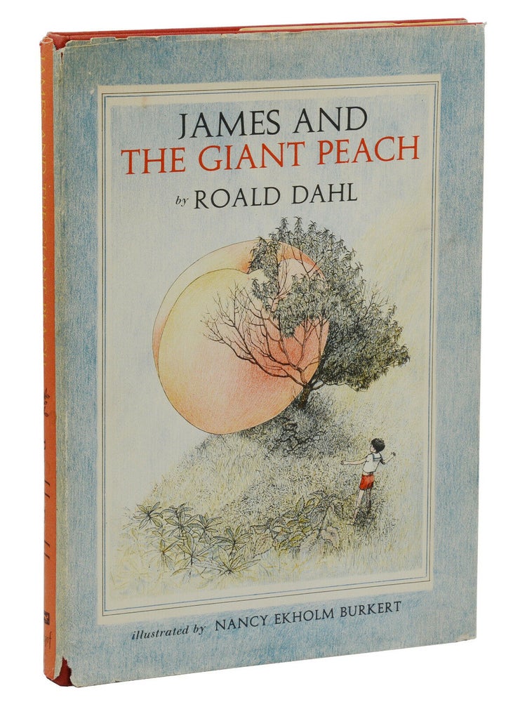 Item #140940679 James and the Giant Peach: A Children's Story. Roald Dahl, Nancy Ekholm Burkett.