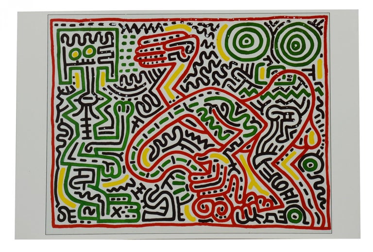 Item #140940828 Season's Greetings Card. Keith Haring.