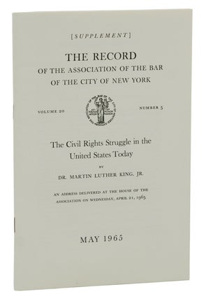 Item #140940831 The Civil Rights Struggle in the United States Today: An Address Delivered at the...