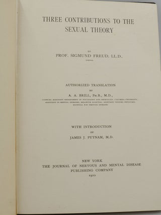 Three Contributions to the Sexual Theory