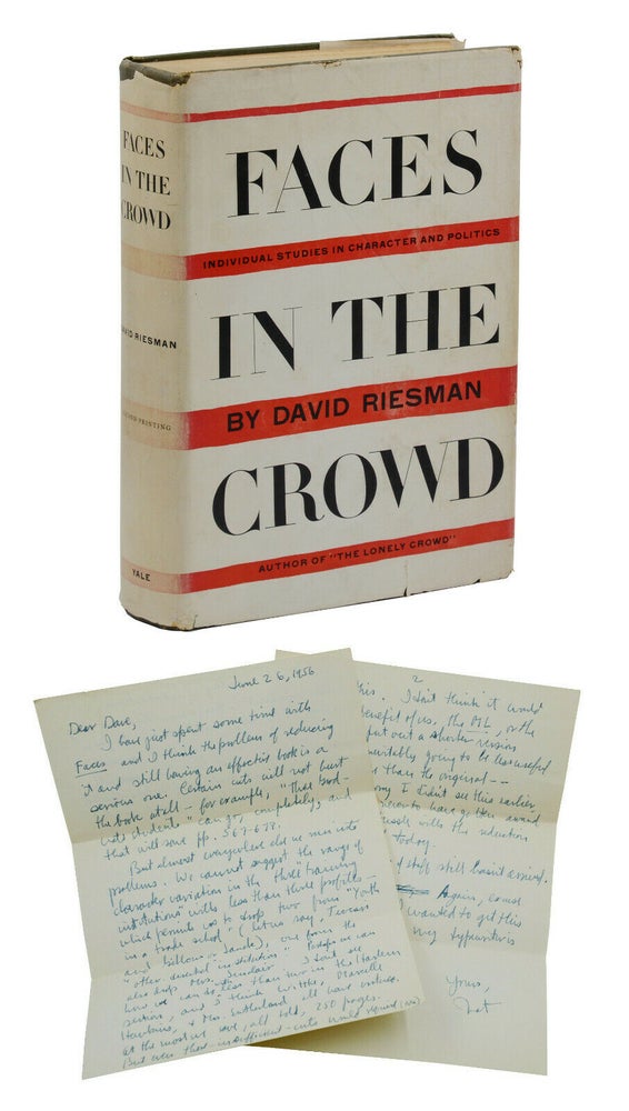 Item #140940908 Faces in the Crowd: Individual Studies in Character and Politics. David Riesman, Nathan Glazer.