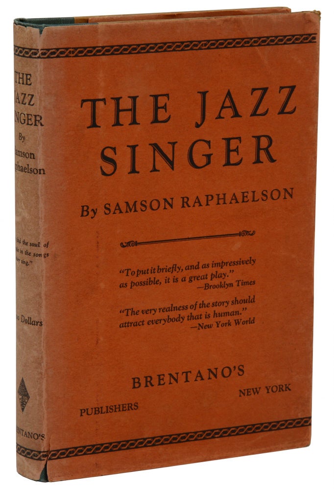 Item #140940956 The Jazz Singer. Samson Raphaelson.