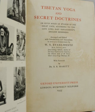 Tibetan Yoga and Secret Doctrines: or Seven Books of Wisdom of the Great Path, According to the Late Lama Kazi Dawa-Samdup's English Rendering