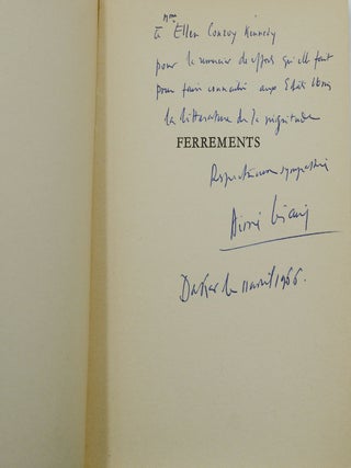 Ferrements: Poemes