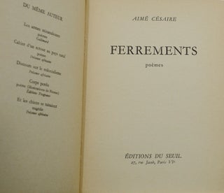 Ferrements: Poemes