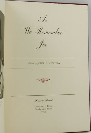 As We Remember Joe