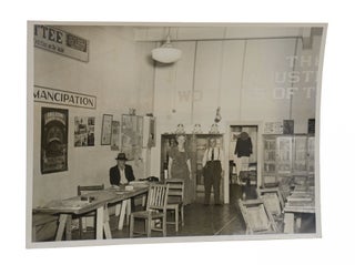 Item #140941295 Three photos of an Industrial Workers of the World bookstore. Unknown photographer