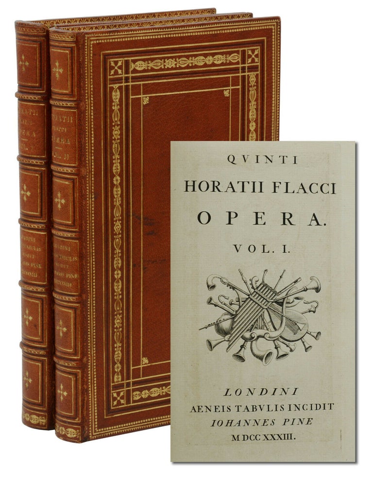 Item #140941304 Quinti Horatii Flacci Opera. Horace, John Pine, Engravings.