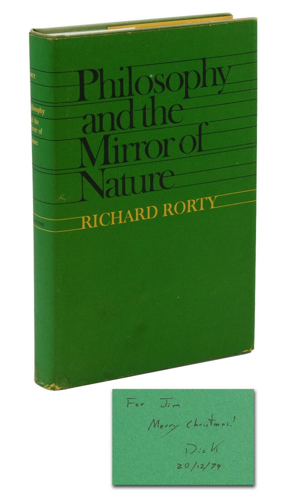 Item #140941355 Philosophy and the Mirror of Nature. Richard Rorty.