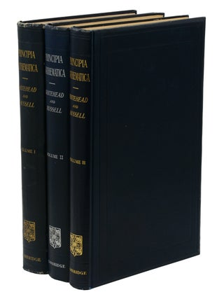 Item #140941361 Principia Mathematica. Alfred North Whitehead, Bertrand Russell