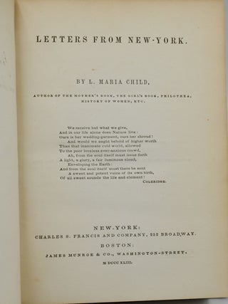 Letters From New York