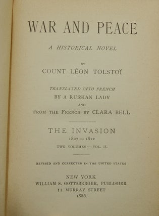 War and Peace: A Historical Novel