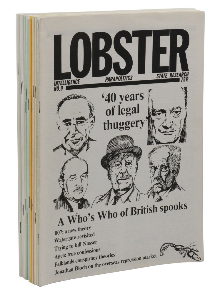 Item #140941475 Lobster (14 Issues). Robin Ramsay, Stephen Dorril, Peter Dale Scott, Alex Cox, Jeffrey Bale, Daniel Brandt, Martin Cannon, David Teacher, Armen Victorian, Co-.