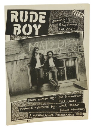 Item #140941562 Official booklet for the film Rude Boy (1980). The Clash