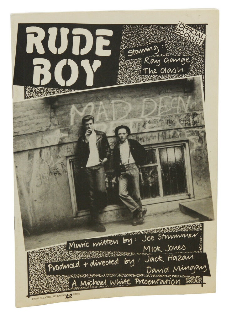 Item #140941562 Official booklet for the film Rude Boy (1980). The Clash.