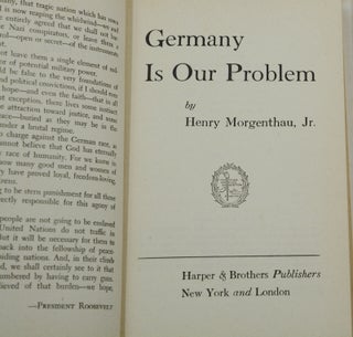 Germany is Our Problem
