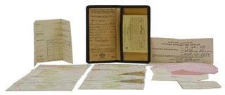 Wallet of union documents from an American female welder in WWII
