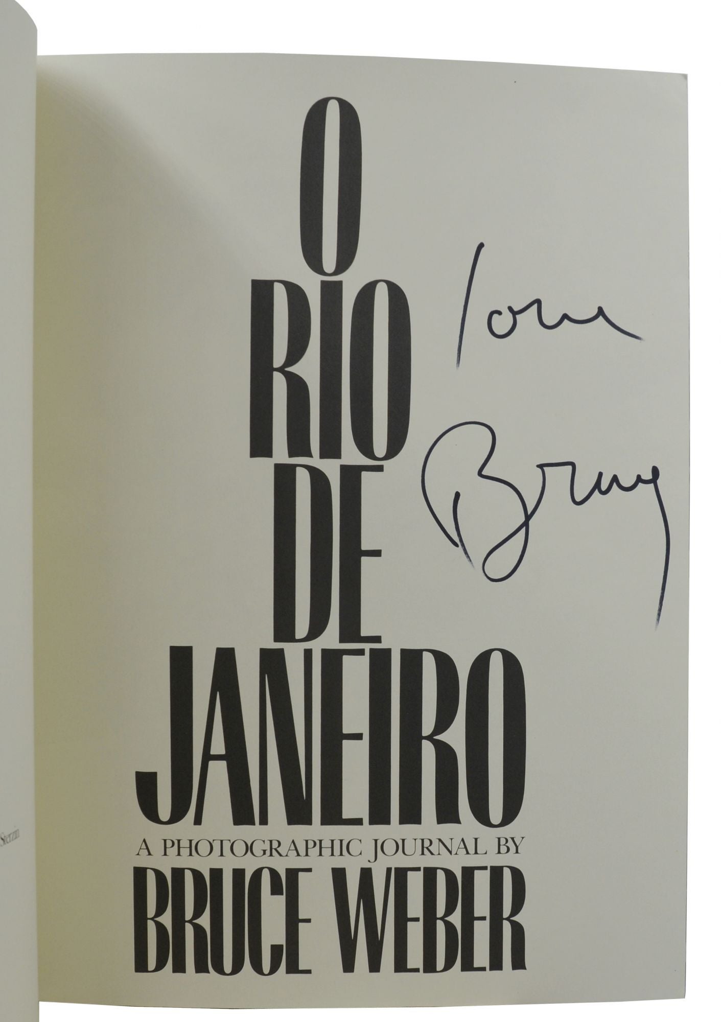 O Rio de Janeiro | Bruce Weber | First Edition