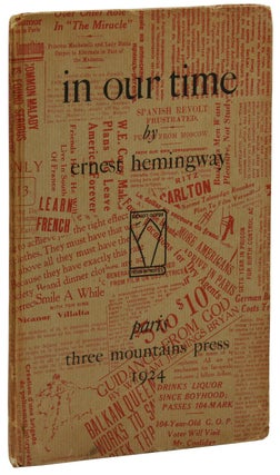 Item #140941742 In Our Time. Ernest Hemingway