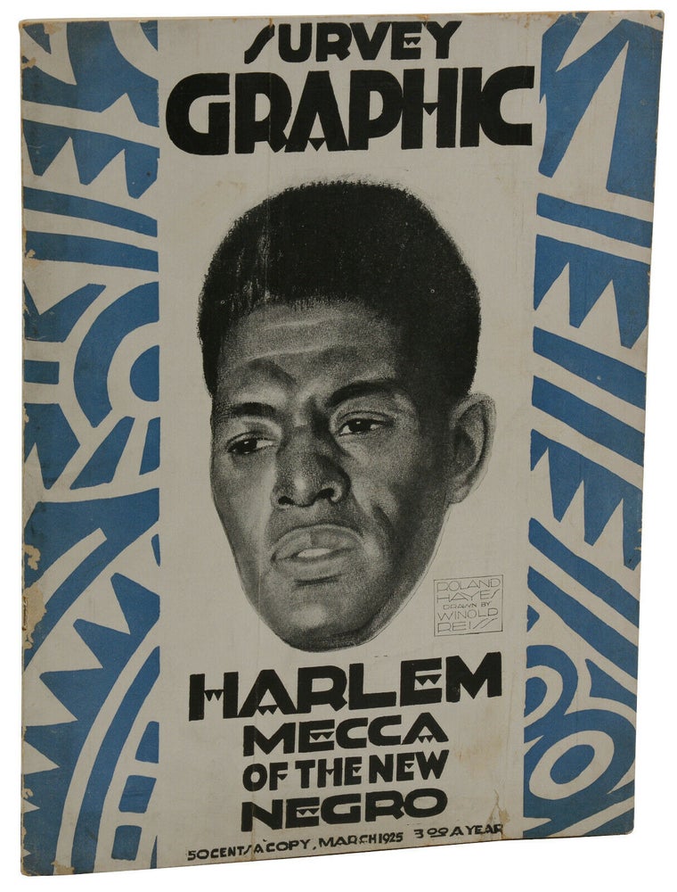 Item #140941743 Survey Graphic, March 1925: “Harlem, Mecca of the New Negro”. Alain Locke.