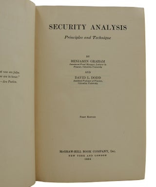 Security Analysis