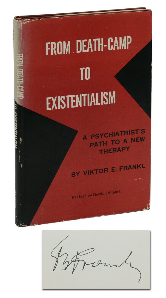 Item #140941768 From Death-Camp to Existentialism: A Psychiatrist's Path to a New Therapy (Man's Search for Meaning). Viktor Frankl, Gordon Allport, Ilse Lasch, Preface.