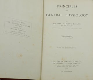Principles of General Physiology