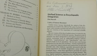 International Encyclopedia of Unified Science, Volume 1 Numbers 1-8