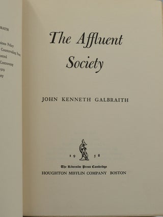 The Affluent Society