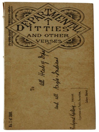 Item #140941952 Departmental Ditties. Rudyard Kipling