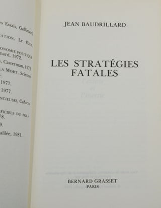 Les strategies fatales (Fatal Strategies)