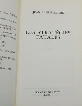 Les strategies fatales (Fatal Strategies)