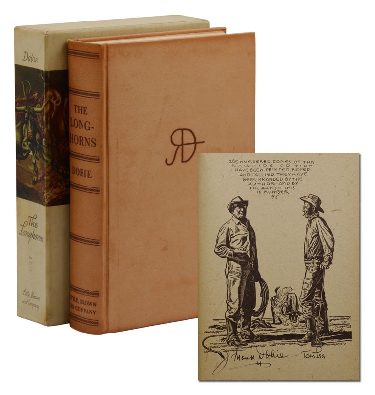 Item #140942069 The Longhorns. J. Frank Dobie, Tom Lea, Illustrations.