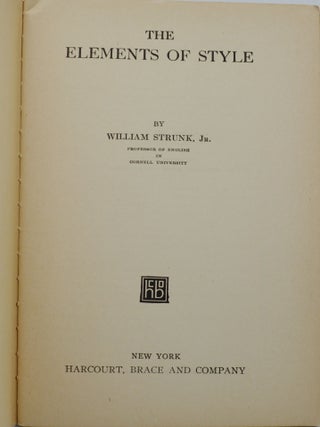 The Elements of Style