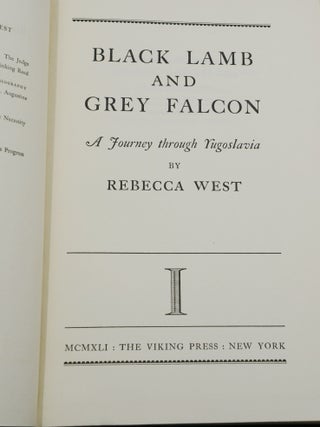Black Lamb and Grey Falcon: A Journey Through Yugoslavia
