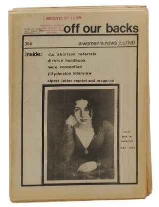 Off Our Backs: A Woman's News-Journal (88 Early Issues)
