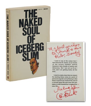 Item #140942164 The Naked Soul of Iceberg Slim. Iceberg Slim, Robert Beck