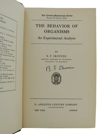 The Behavior of Organisms: An Experimental Analysis
