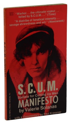 Item #140942191 S.C.U.M.: Society for Cutting Up Men Manifesto. Valerie Solanas