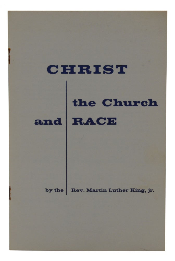 Item #140942252 Christ, the Church and Race. Martin Luther King Jr.