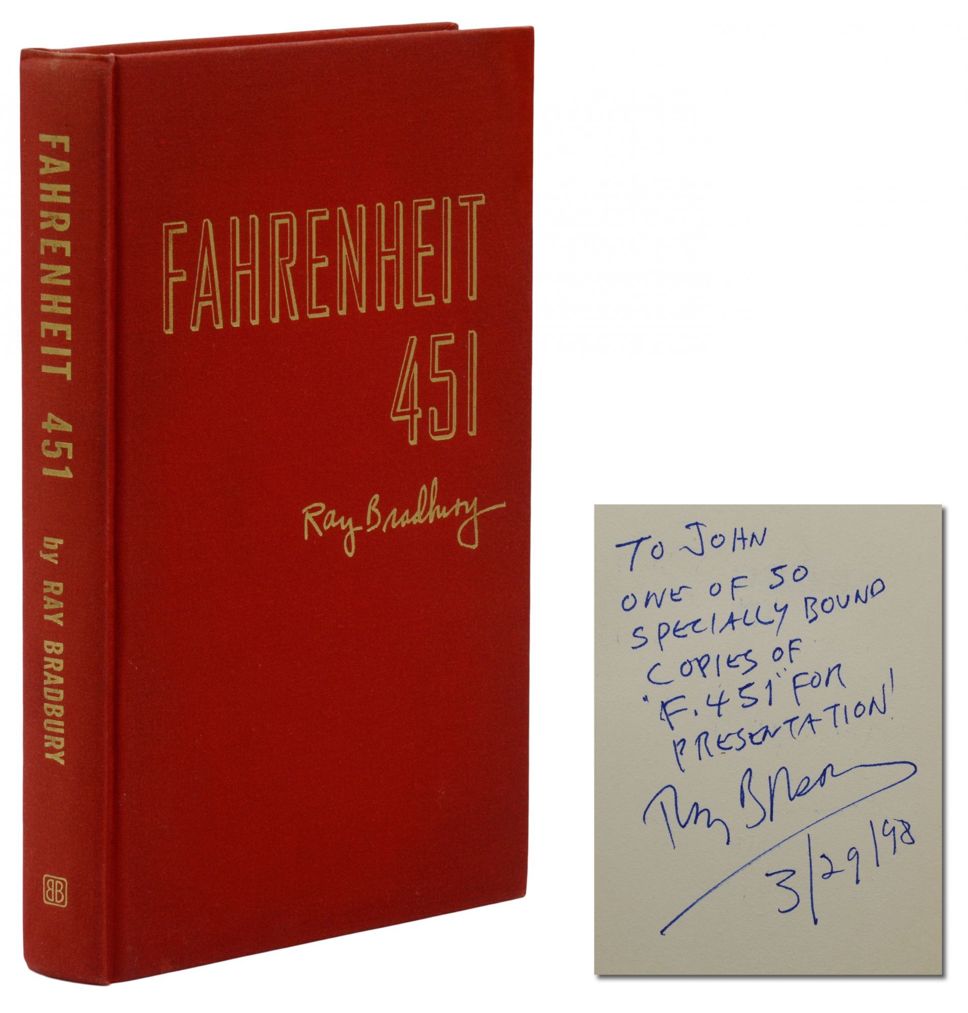 F451 Editions Fahrenheit 451 | Ray Bradbury | First Edition