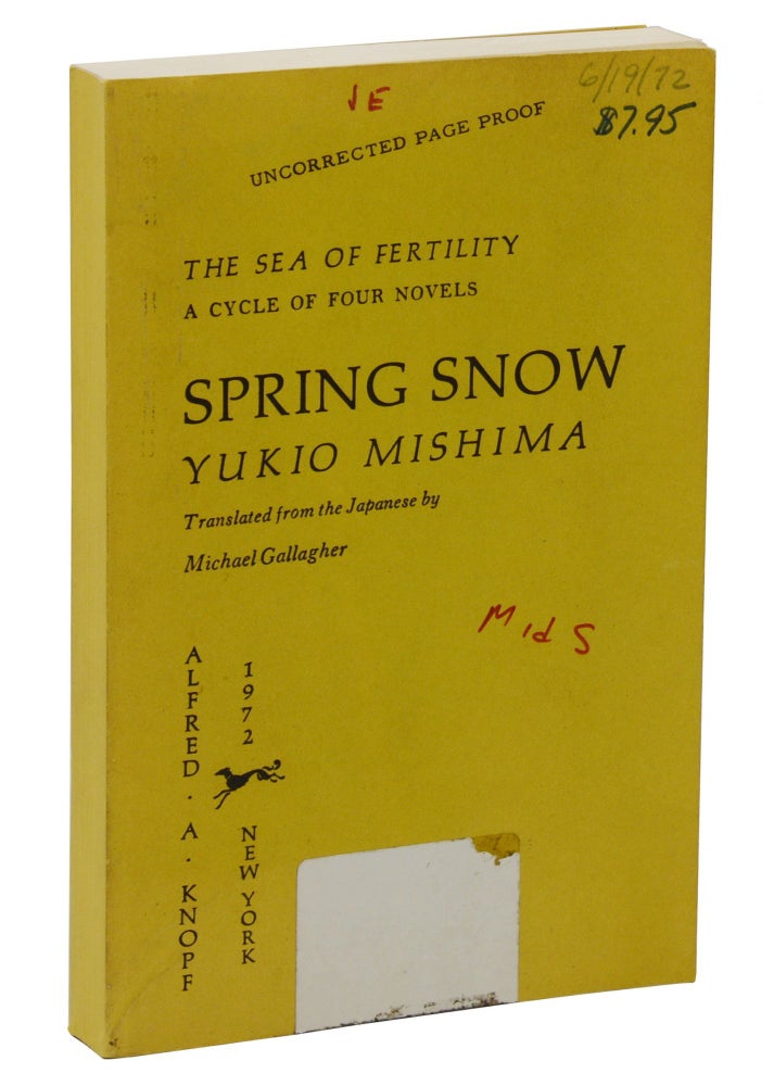 Item #140942283 Spring Snow. Yukio Mishima, Michael Gallagher.