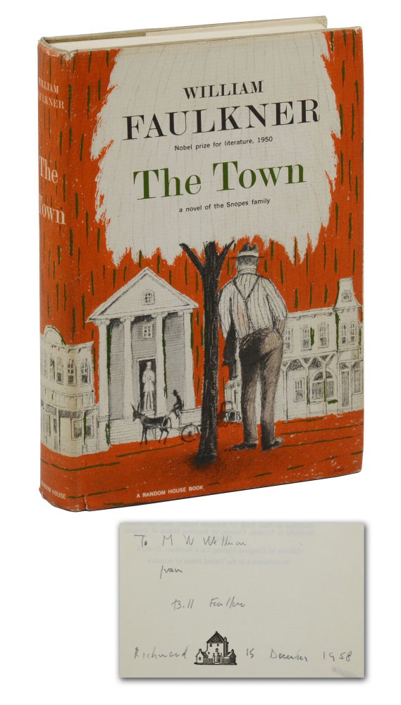 Item #140942299 The Town. William Faulkner, Manly Wade Wellman.